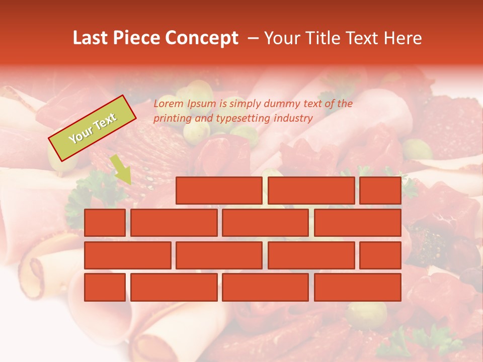 Kalt Aufschnitt Appetizer PowerPoint Template