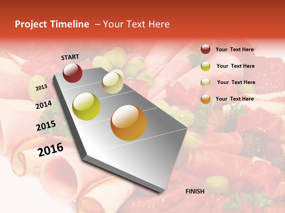 Kalt Aufschnitt Appetizer PowerPoint Template