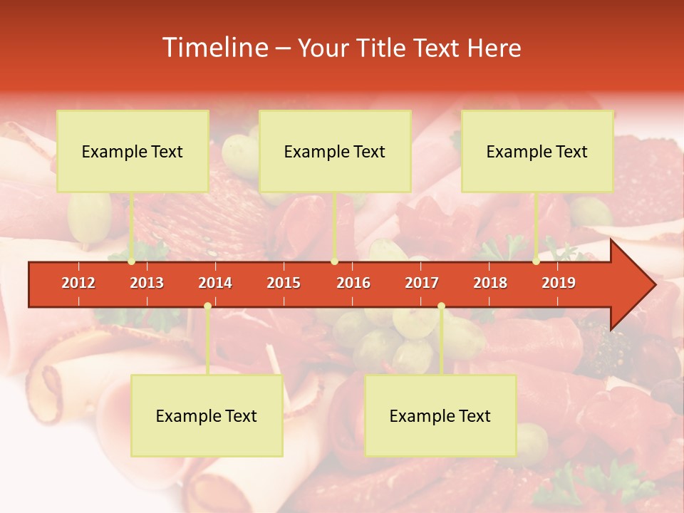 Kalt Aufschnitt Appetizer PowerPoint Template