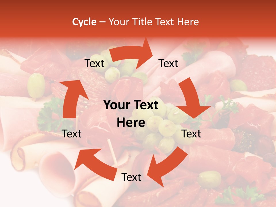 Kalt Aufschnitt Appetizer PowerPoint Template