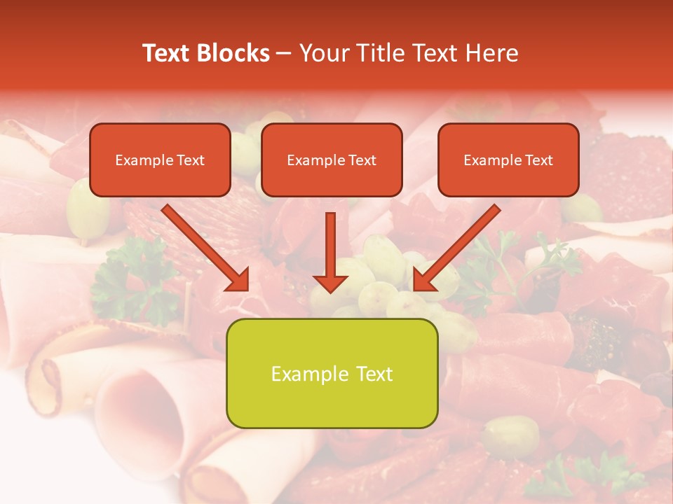 Kalt Aufschnitt Appetizer PowerPoint Template