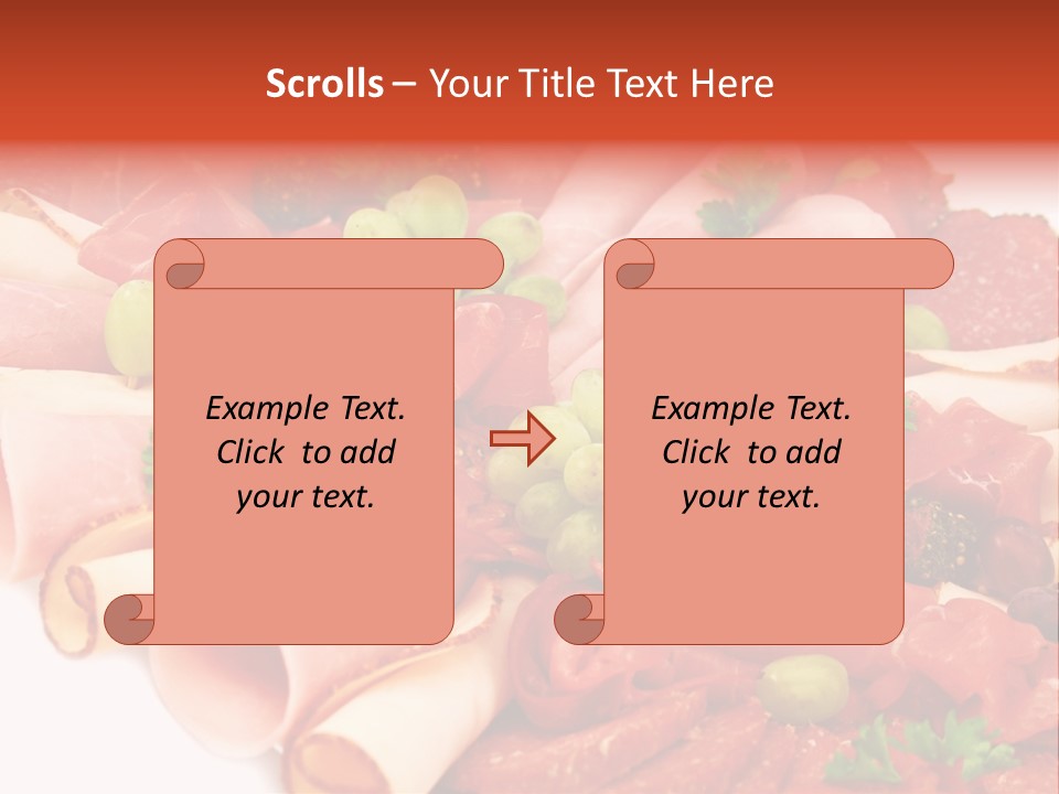 Kalt Aufschnitt Appetizer PowerPoint Template
