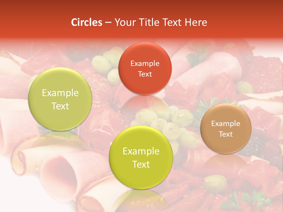 Kalt Aufschnitt Appetizer PowerPoint Template