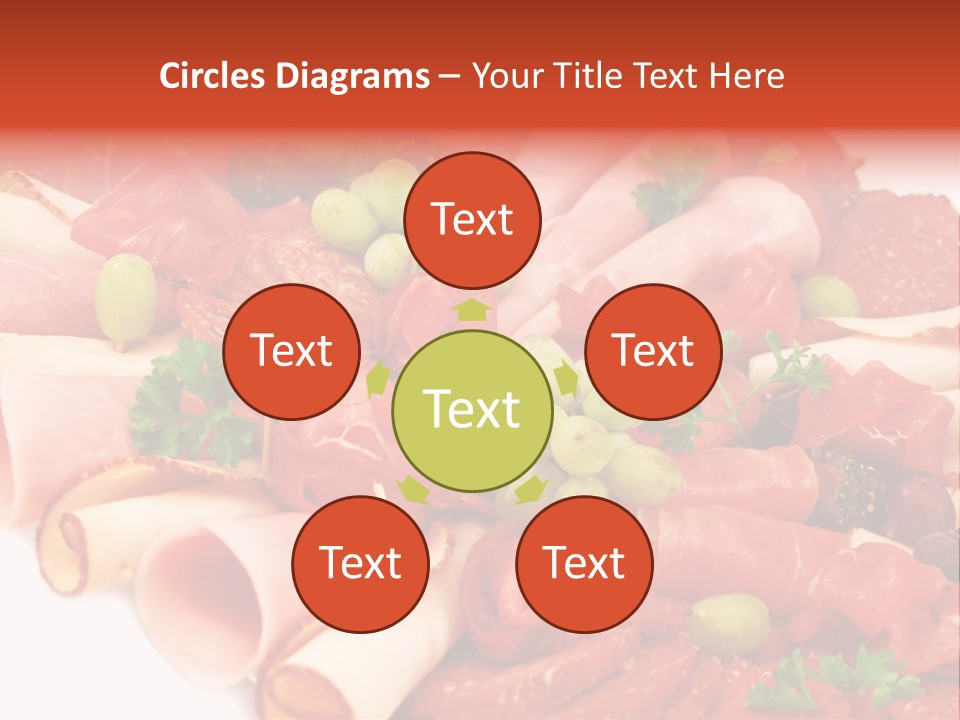 Kalt Aufschnitt Appetizer PowerPoint Template