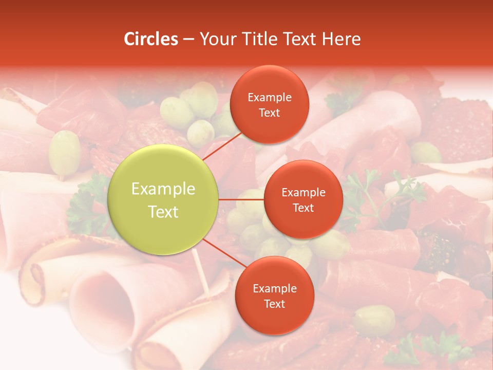 Kalt Aufschnitt Appetizer PowerPoint Template