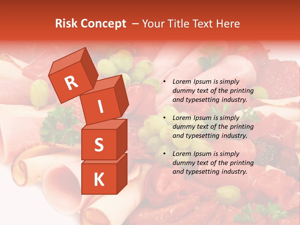 Kalt Aufschnitt Appetizer PowerPoint Template