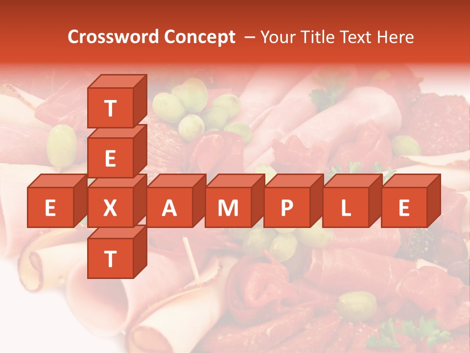 Kalt Aufschnitt Appetizer PowerPoint Template