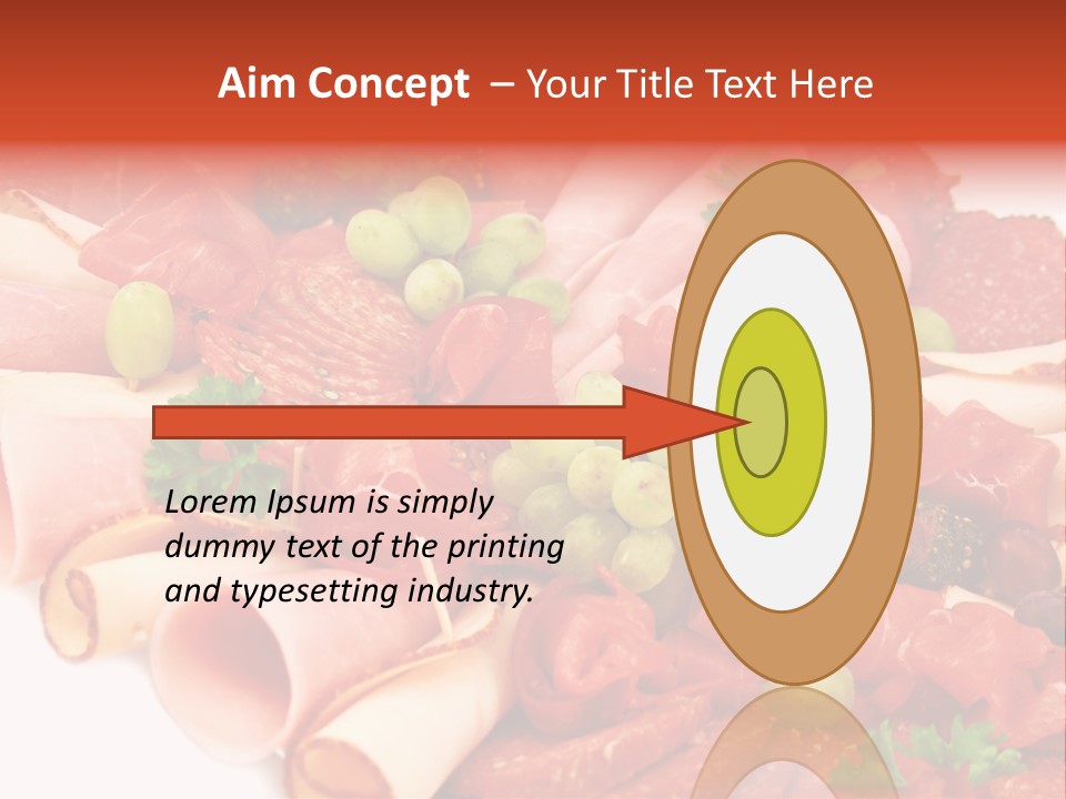 Kalt Aufschnitt Appetizer PowerPoint Template