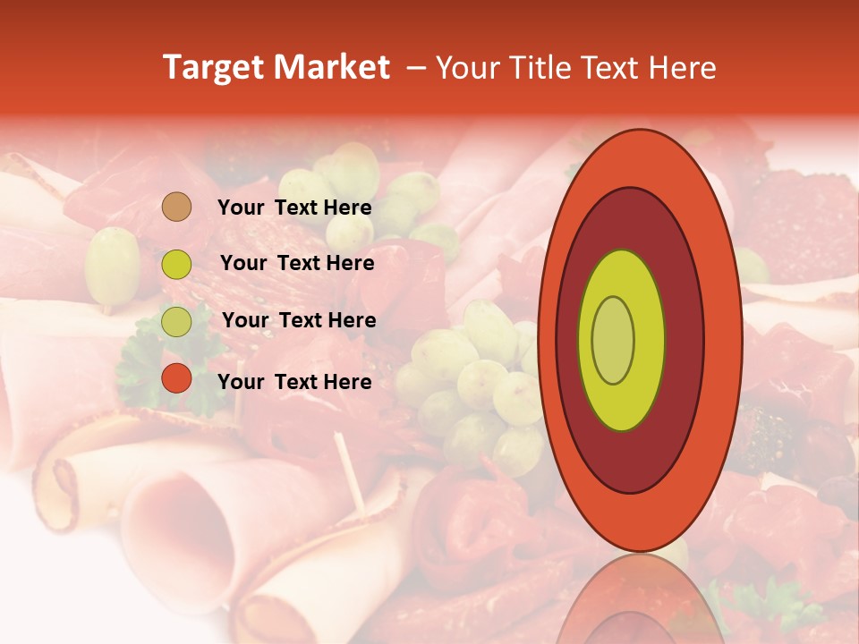 Kalt Aufschnitt Appetizer PowerPoint Template