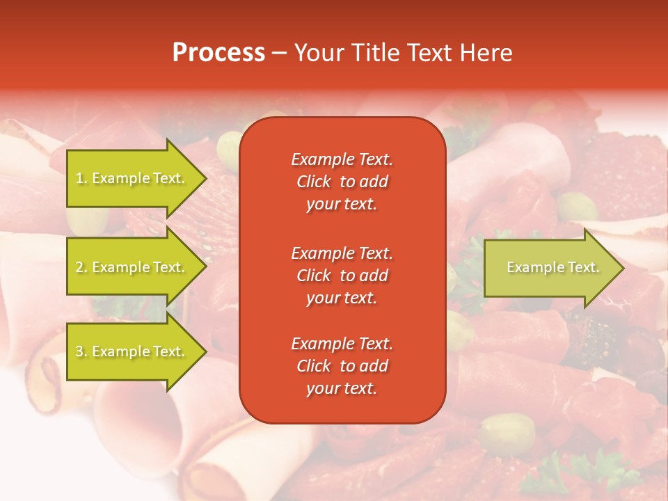 Kalt Aufschnitt Appetizer PowerPoint Template