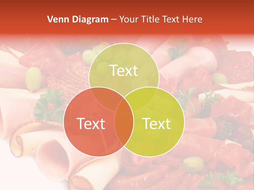 Kalt Aufschnitt Appetizer PowerPoint Template