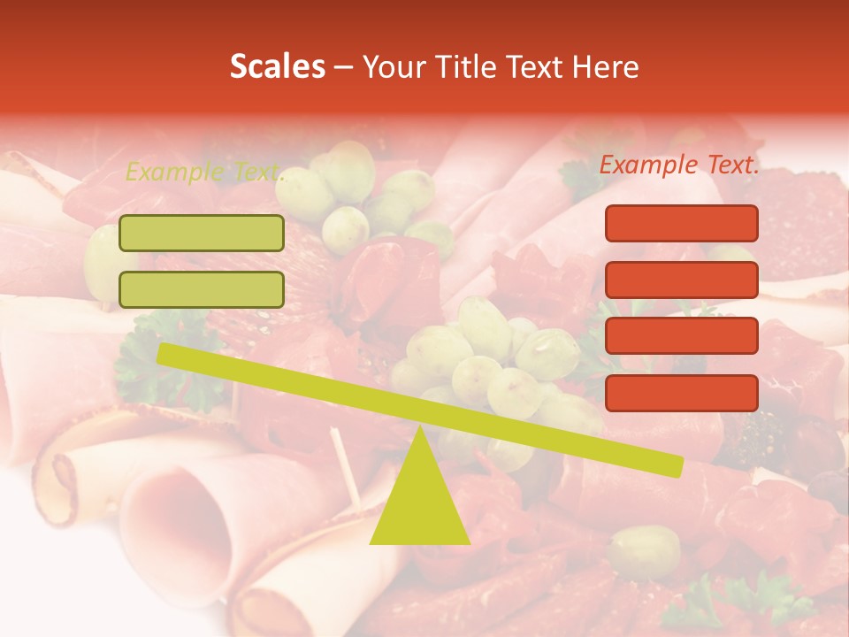 Kalt Aufschnitt Appetizer PowerPoint Template