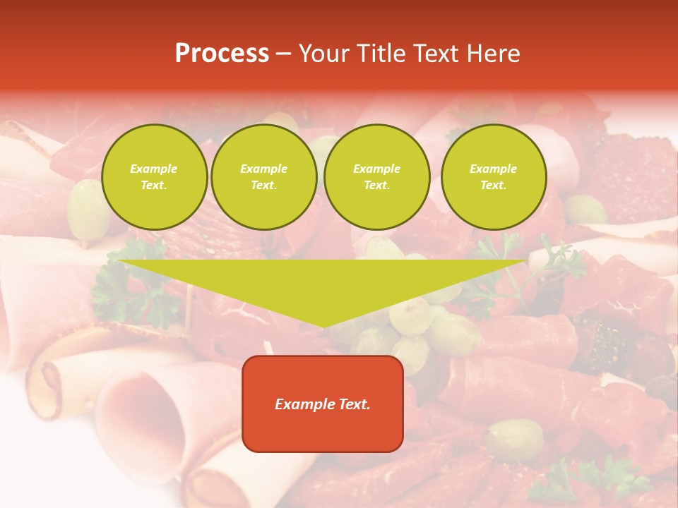 Kalt Aufschnitt Appetizer PowerPoint Template