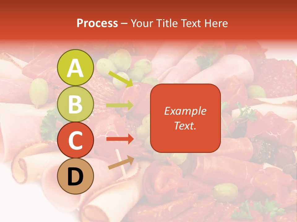 Kalt Aufschnitt Appetizer PowerPoint Template