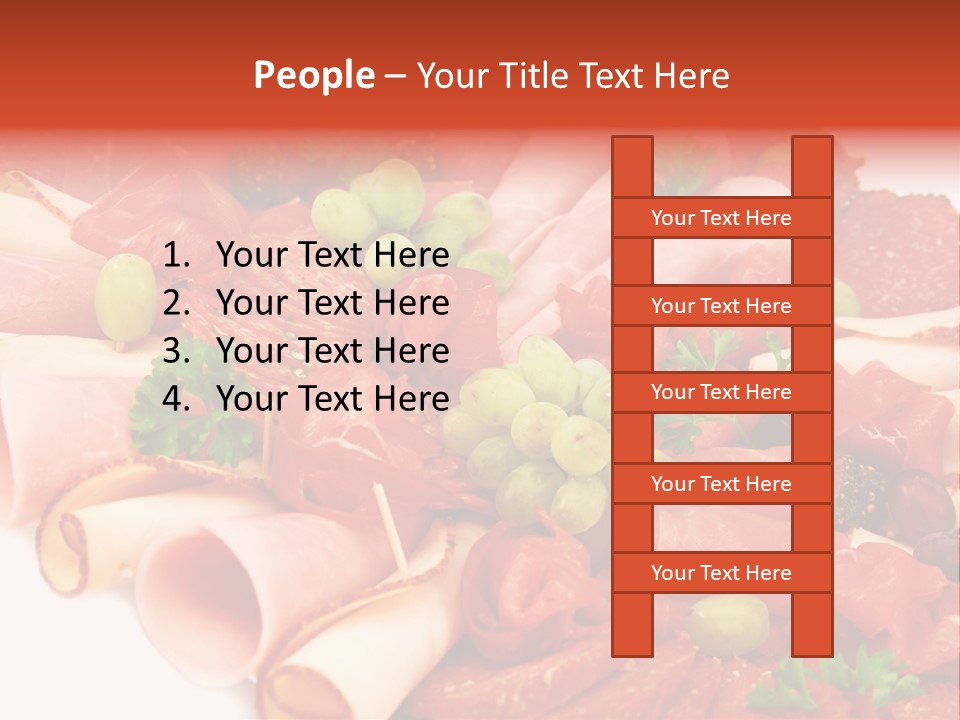 Kalt Aufschnitt Appetizer PowerPoint Template