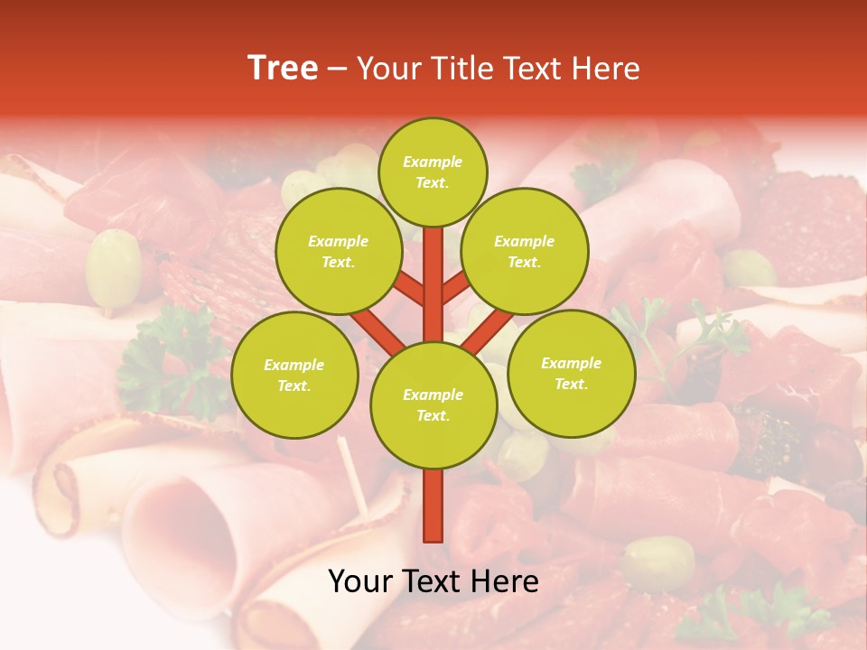 Kalt Aufschnitt Appetizer PowerPoint Template