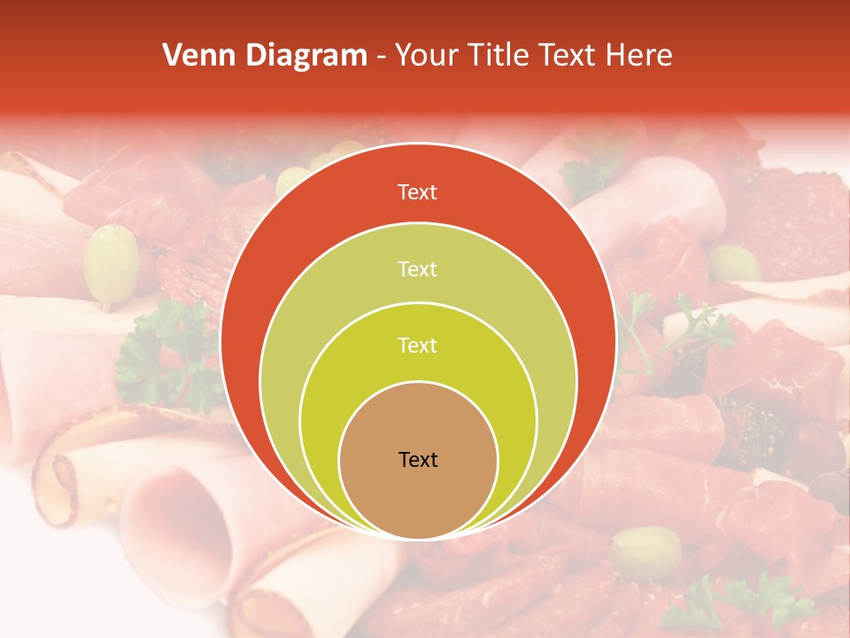 Kalt Aufschnitt Appetizer PowerPoint Template