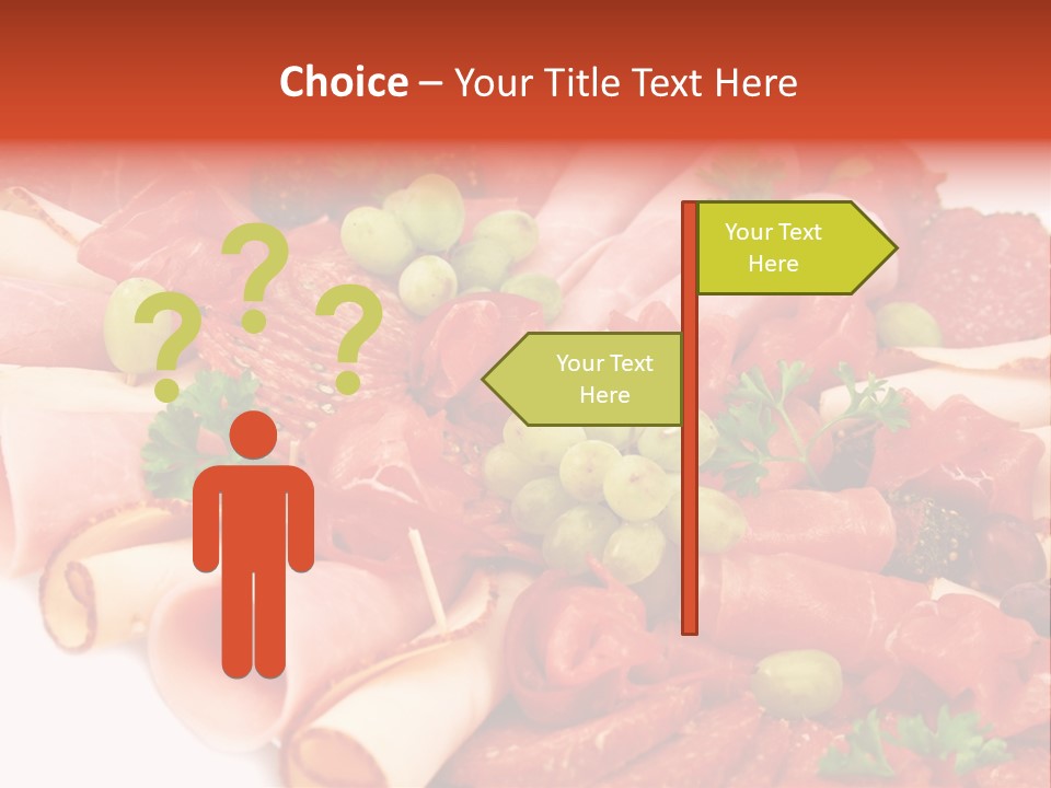 Kalt Aufschnitt Appetizer PowerPoint Template