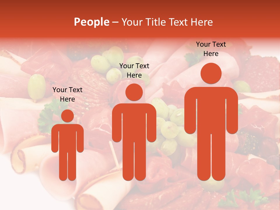 Kalt Aufschnitt Appetizer PowerPoint Template