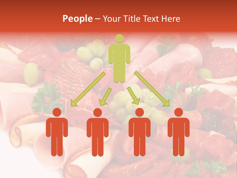 Kalt Aufschnitt Appetizer PowerPoint Template