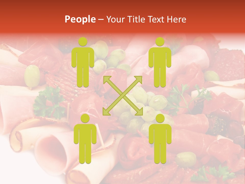 Kalt Aufschnitt Appetizer PowerPoint Template