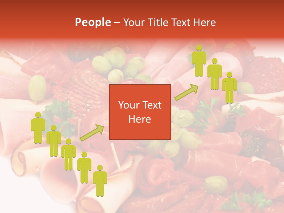 Kalt Aufschnitt Appetizer PowerPoint Template