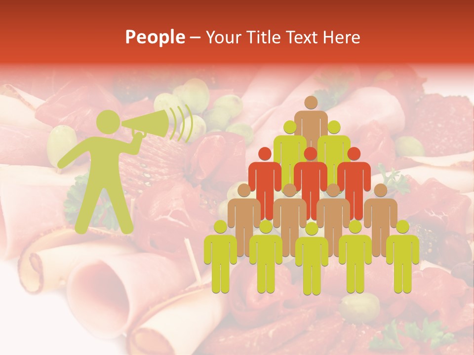 Kalt Aufschnitt Appetizer PowerPoint Template