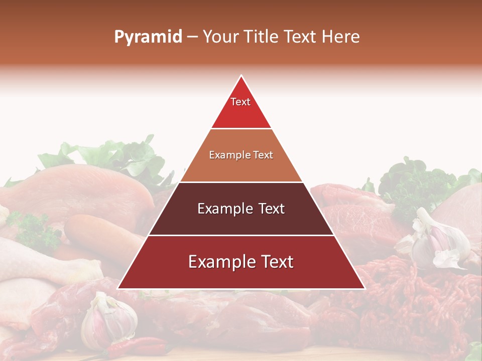 Smoked Portion Group Of Objects PowerPoint Template