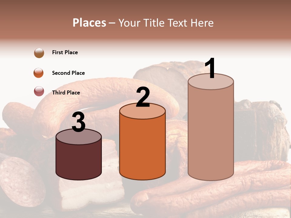 Groceries Variation Large PowerPoint Template