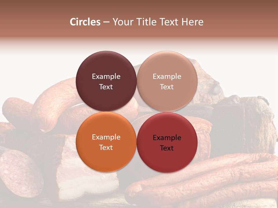 Groceries Variation Large PowerPoint Template