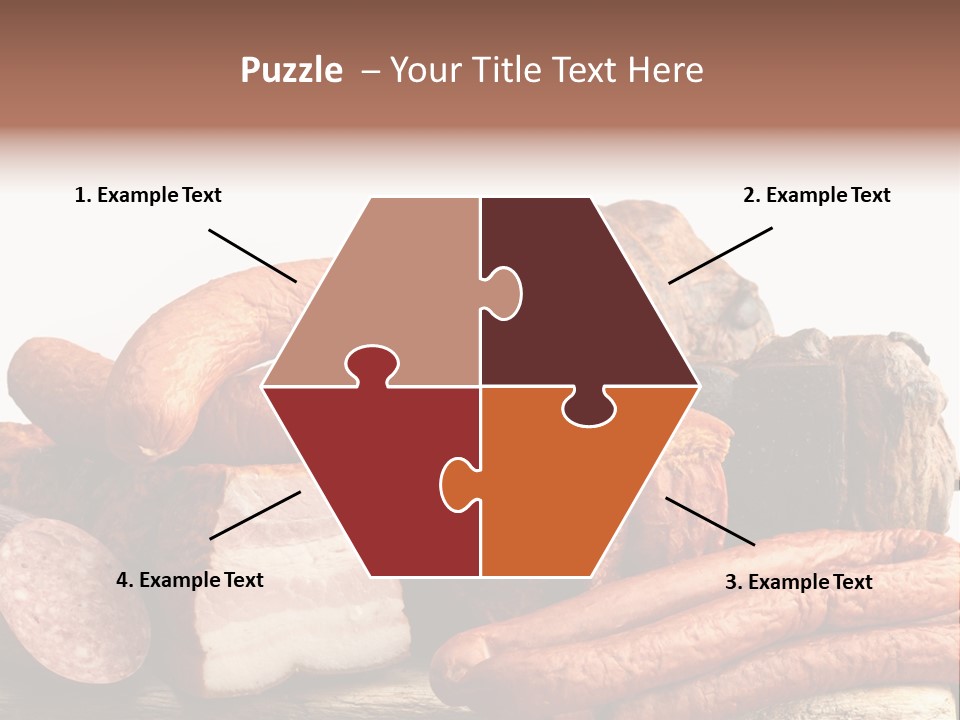 Groceries Variation Large PowerPoint Template