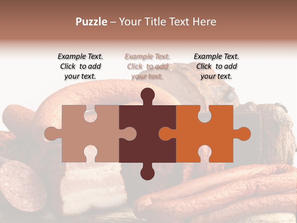 Groceries Variation Large PowerPoint Template