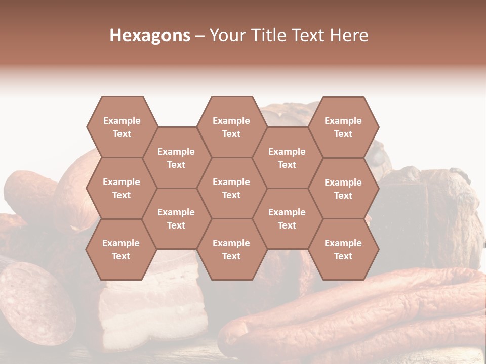 Groceries Variation Large PowerPoint Template