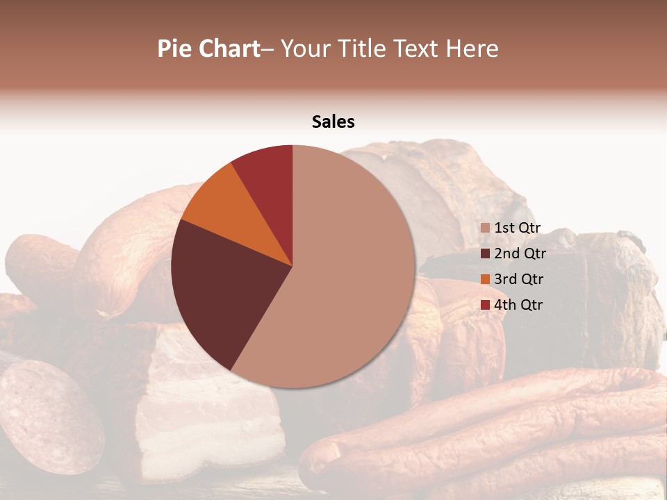 Groceries Variation Large PowerPoint Template