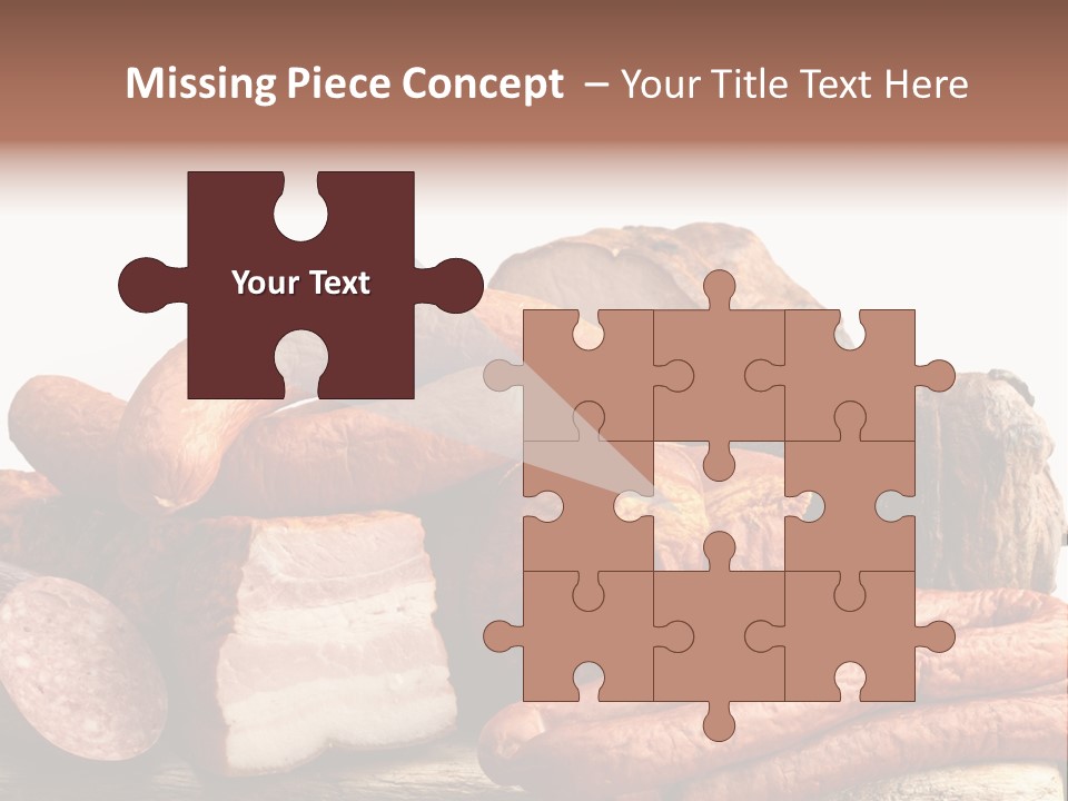 Groceries Variation Large PowerPoint Template