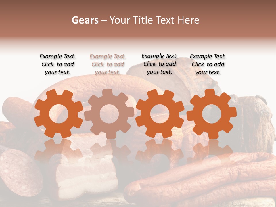 Groceries Variation Large PowerPoint Template