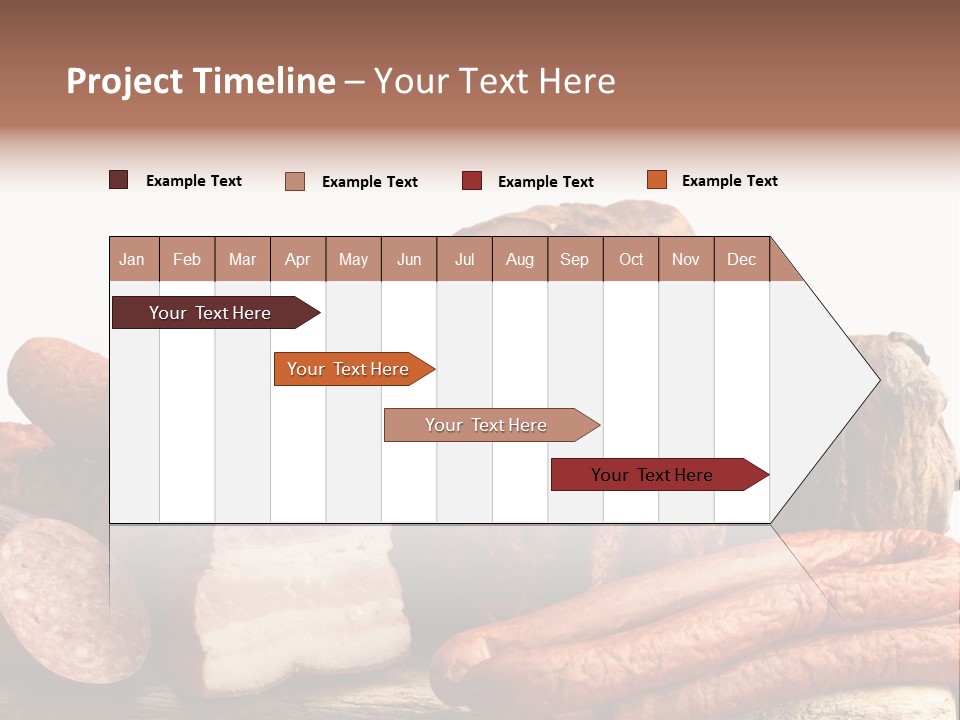 Groceries Variation Large PowerPoint Template