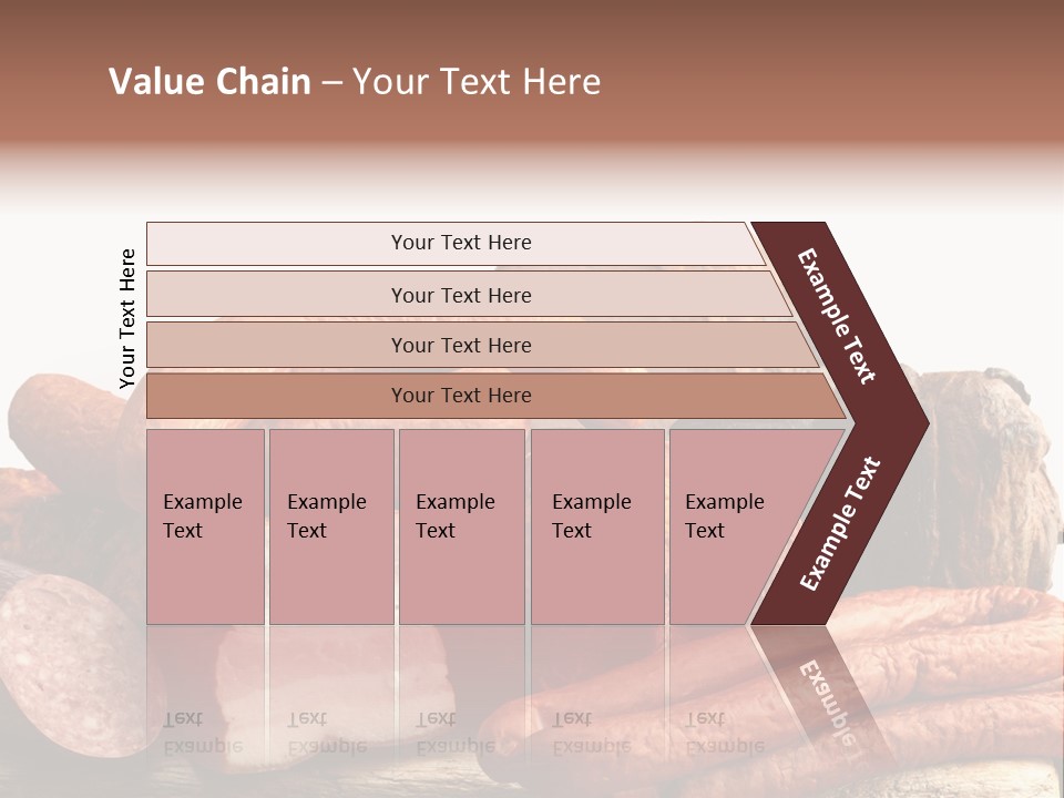 Groceries Variation Large PowerPoint Template