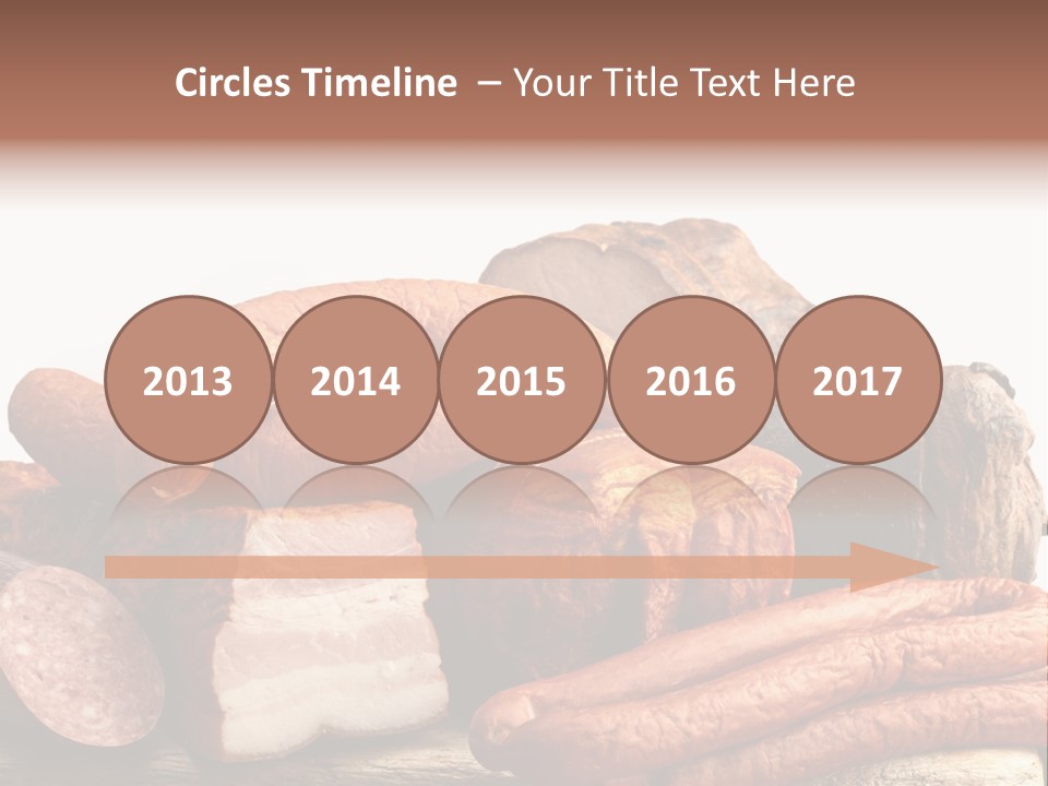 Groceries Variation Large PowerPoint Template