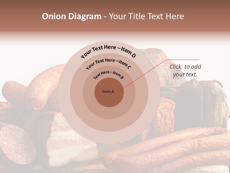 Groceries Variation Large PowerPoint Template