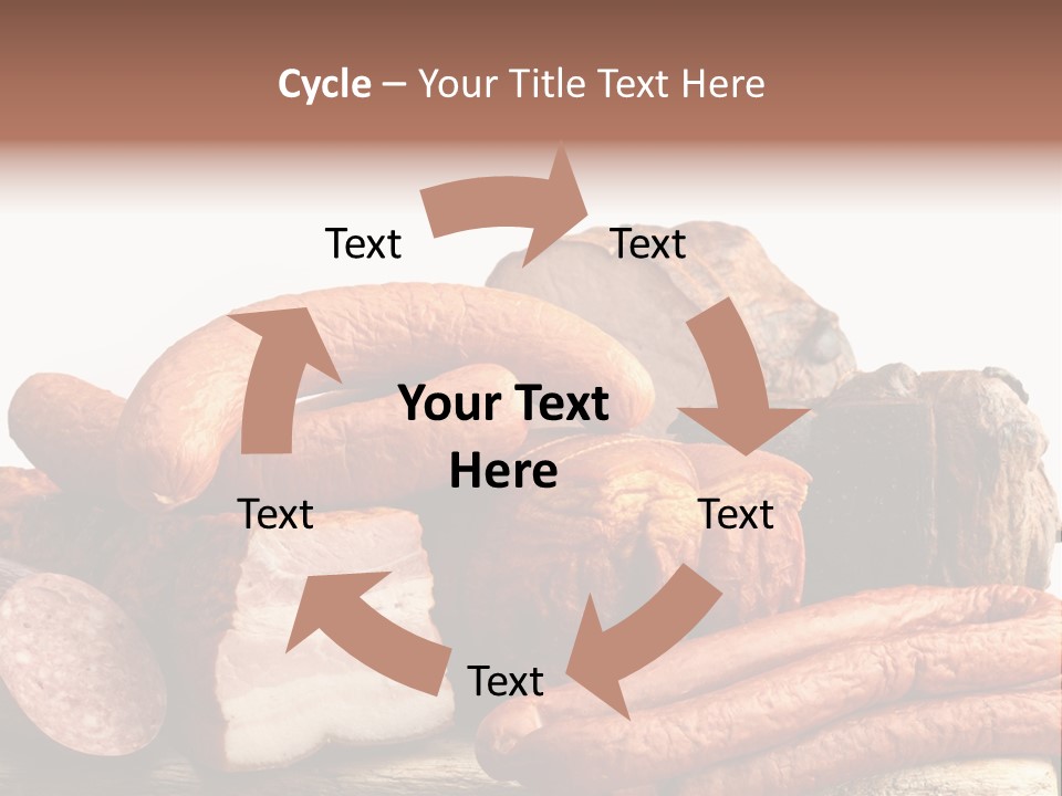 Groceries Variation Large PowerPoint Template