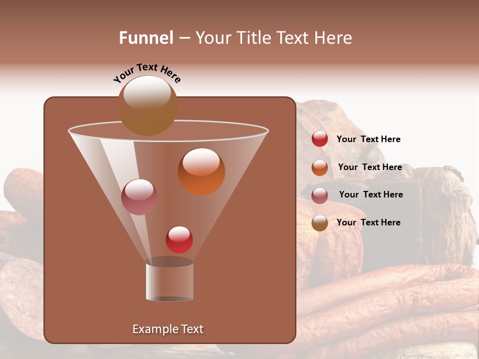 Groceries Variation Large PowerPoint Template