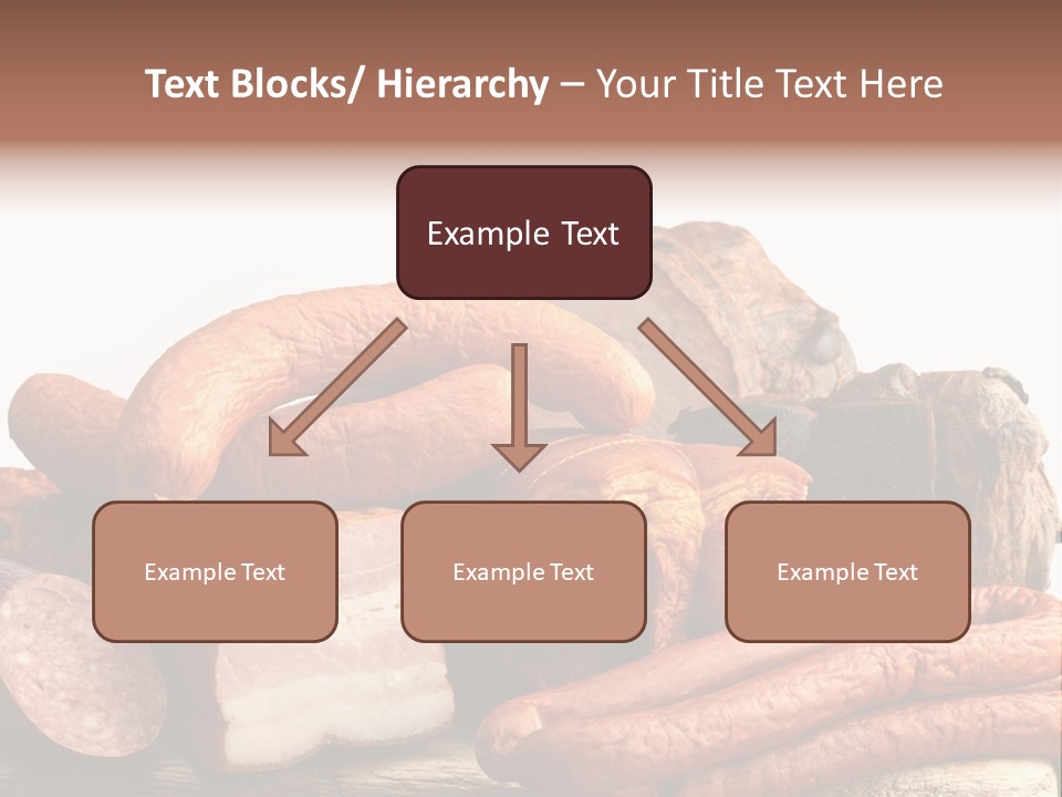 Groceries Variation Large PowerPoint Template