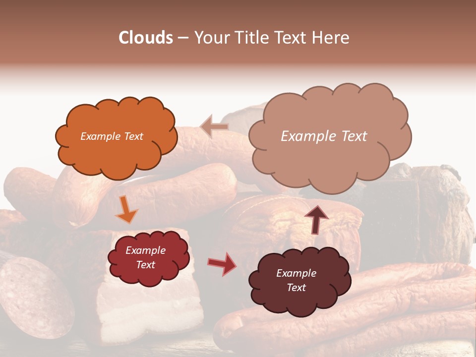 Groceries Variation Large PowerPoint Template