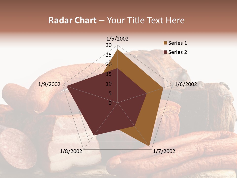 Groceries Variation Large PowerPoint Template