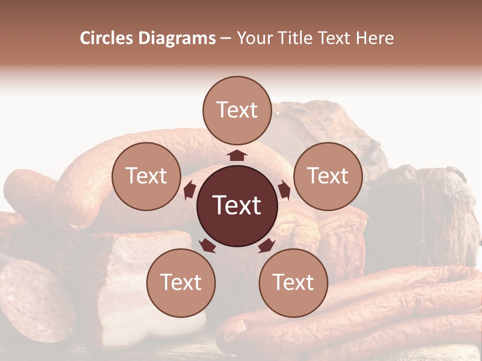 Groceries Variation Large PowerPoint Template