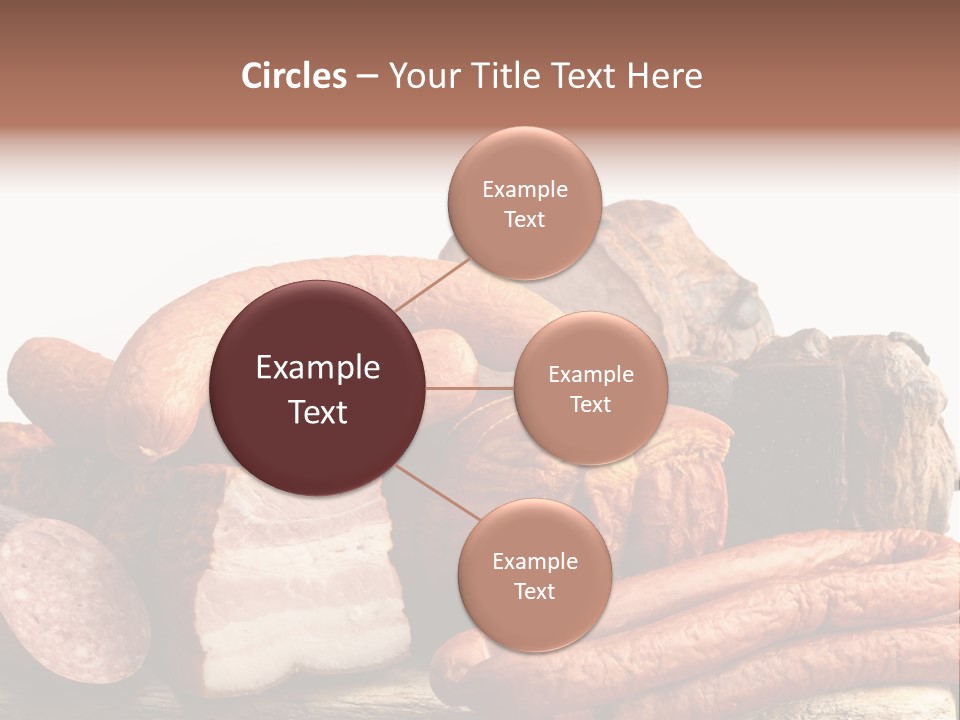 Groceries Variation Large PowerPoint Template