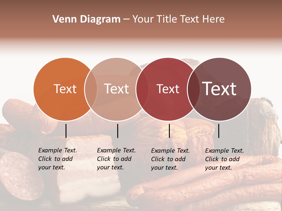 Groceries Variation Large PowerPoint Template