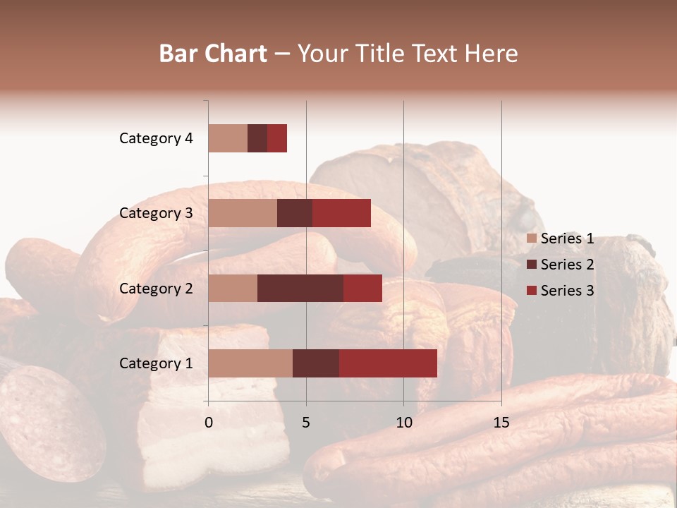 Groceries Variation Large PowerPoint Template