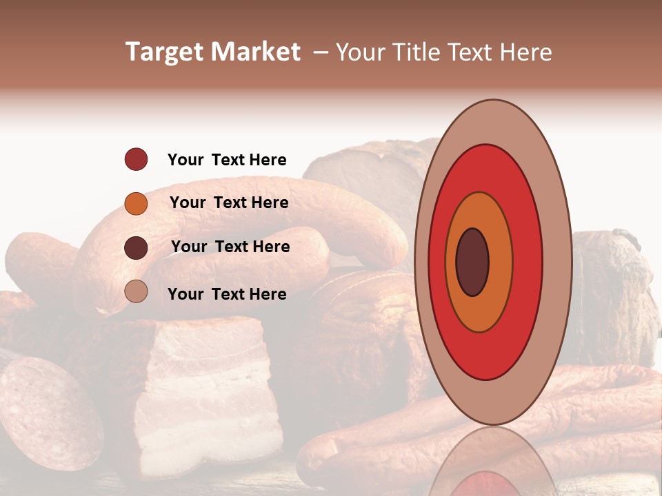 Groceries Variation Large PowerPoint Template